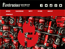 Tablet Screenshot of firetrucker.com